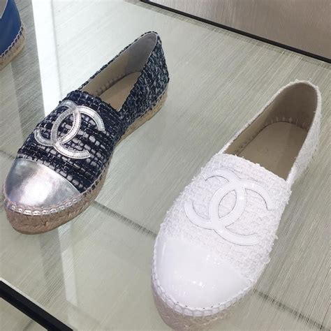 chanel espadrille loafers price|chanel espadrilles size chart.